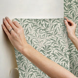 York Willow Boughs Bayleaf Peel and Stick Wallpaper