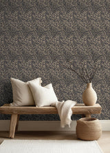 York Willow Boughs Charcoal Peel and Stick Wallpaper