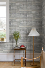 York Inaya Blue Ornament Wallpaper
