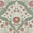 York Marguerite Multicolor Damask Wallpaper