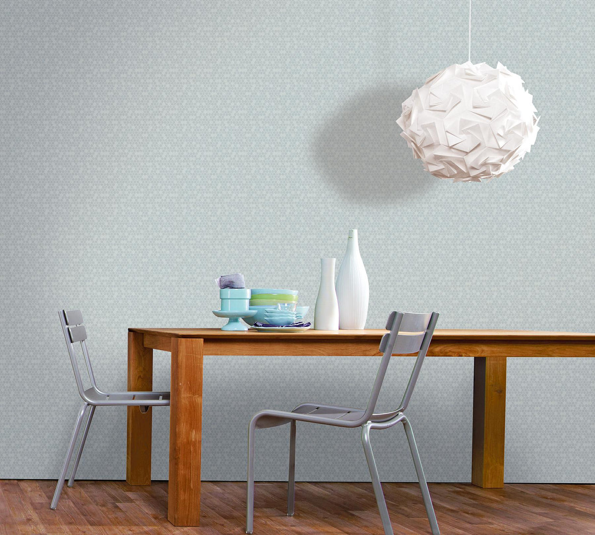 York Natasha Grey Hexagon Wallpaper