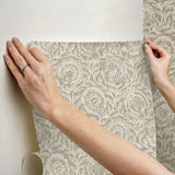 York Aliviya Pistachio Peel and Stick Wallpaper