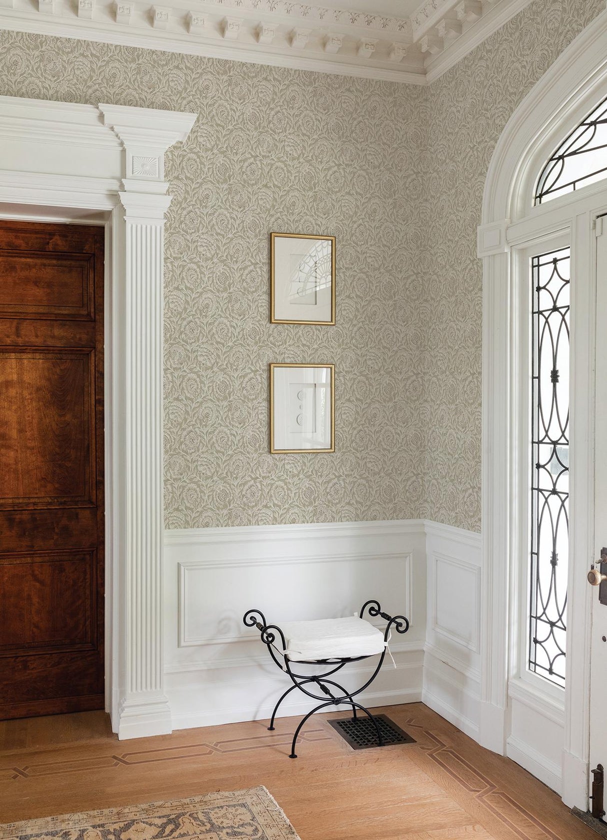 York Aliviya Pistachio Peel and Stick Wallpaper