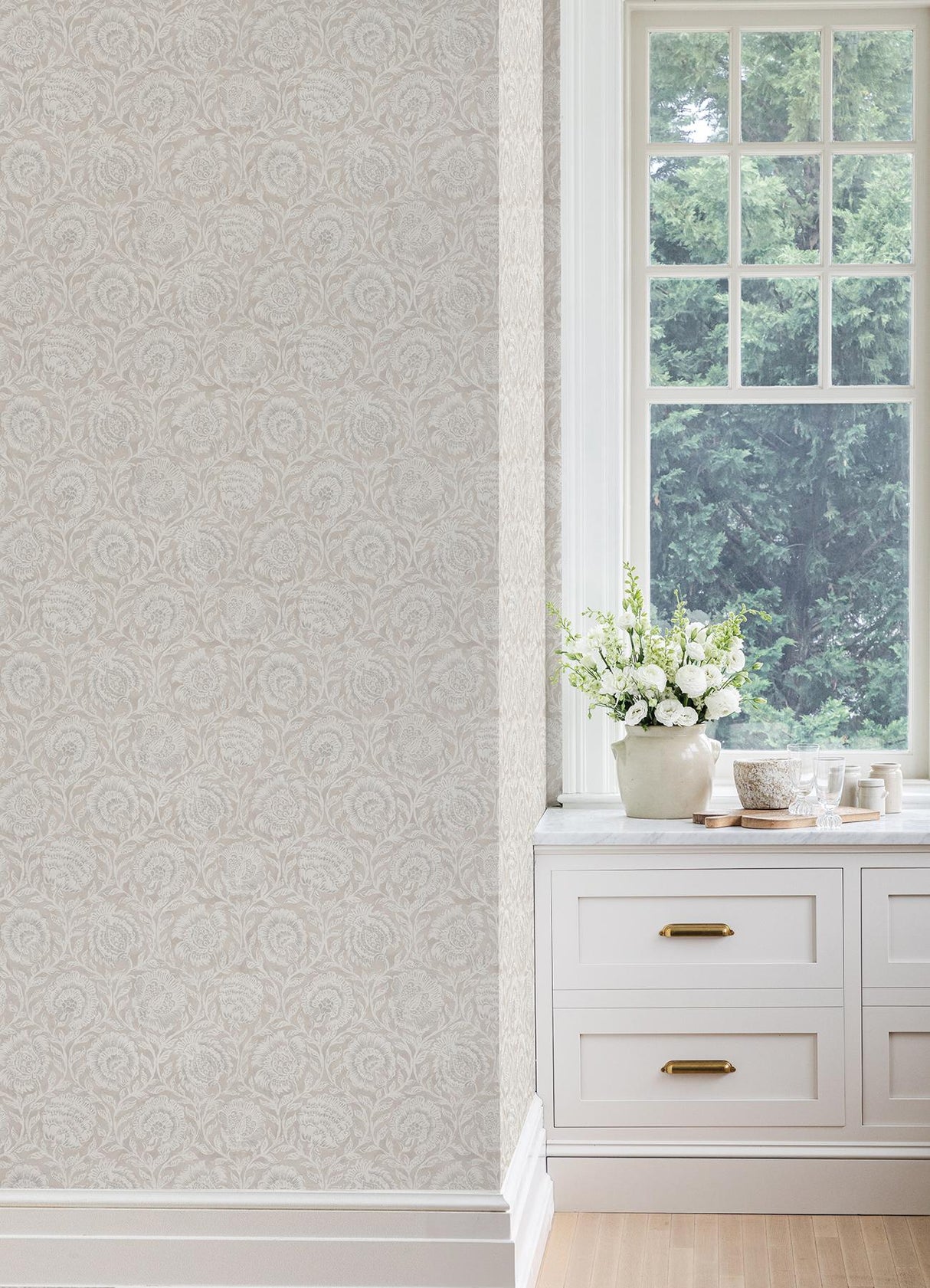 York Aliviya Wheat Peel and Stick Wallpaper
