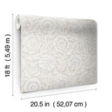 York Aliviya Wheat Peel and Stick Wallpaper