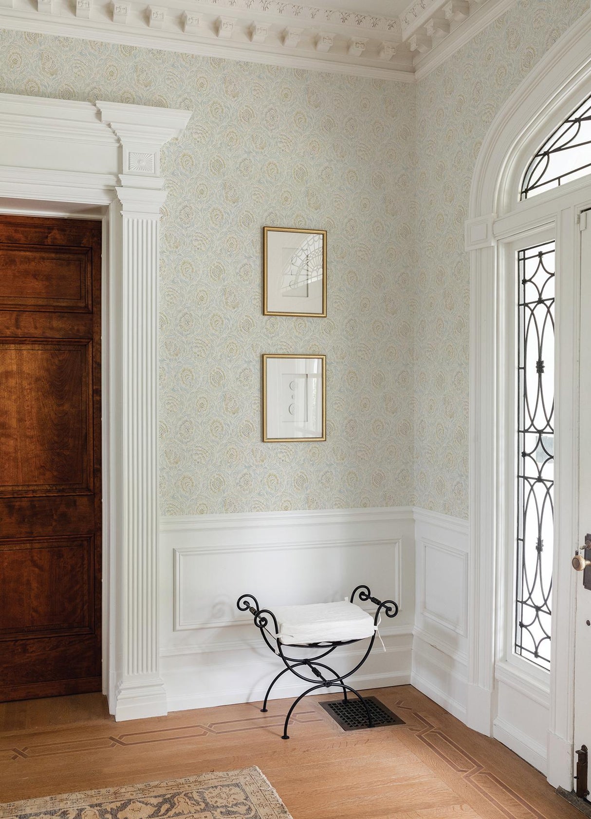 York Aliviya Mint Peel and Stick Wallpaper