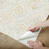 York Aliviya Mint Peel and Stick Wallpaper
