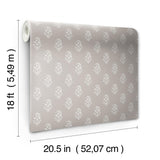 York Safia Pebble Peel and Stick Wallpaper