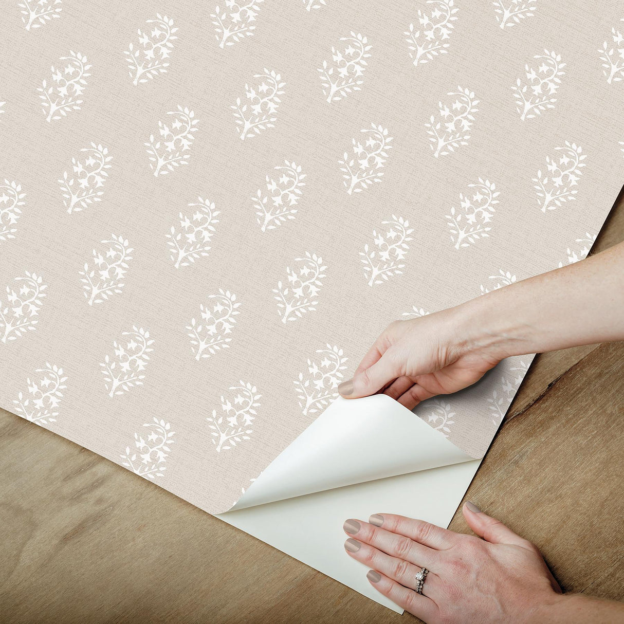 York Safia Sand Peel and Stick Wallpaper