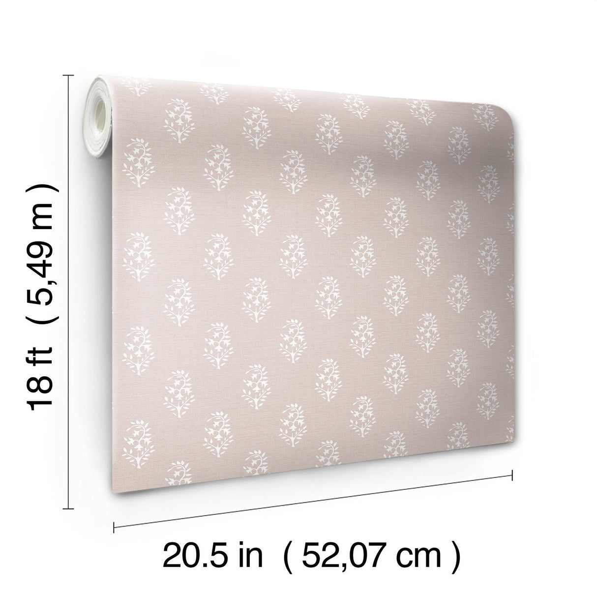 York Safia Coral Peel and Stick Wallpaper