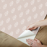 York Safia Coral Peel and Stick Wallpaper