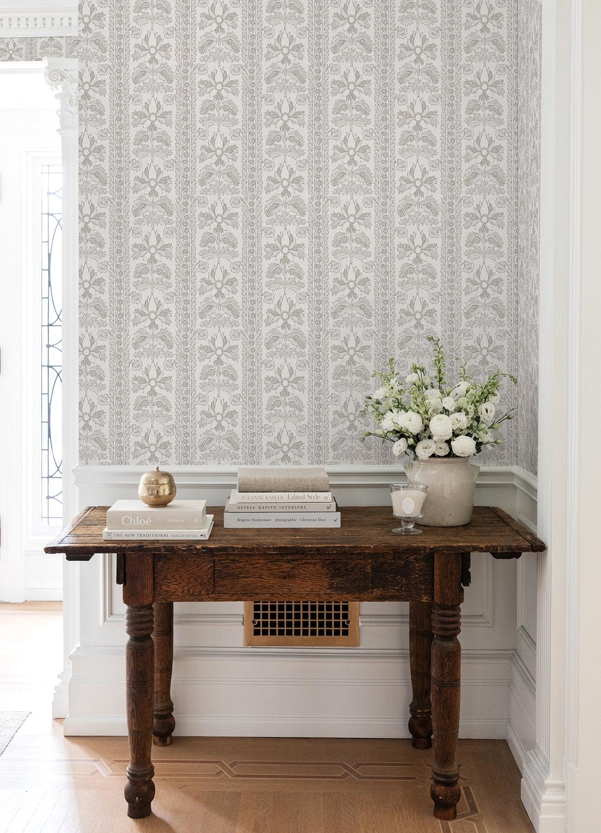 York Zareen Caviar Peel and Stick Wallpaper