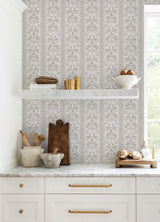 York Zareen Caviar Peel and Stick Wallpaper