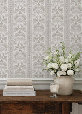 York Zareen Caviar Peel and Stick Wallpaper