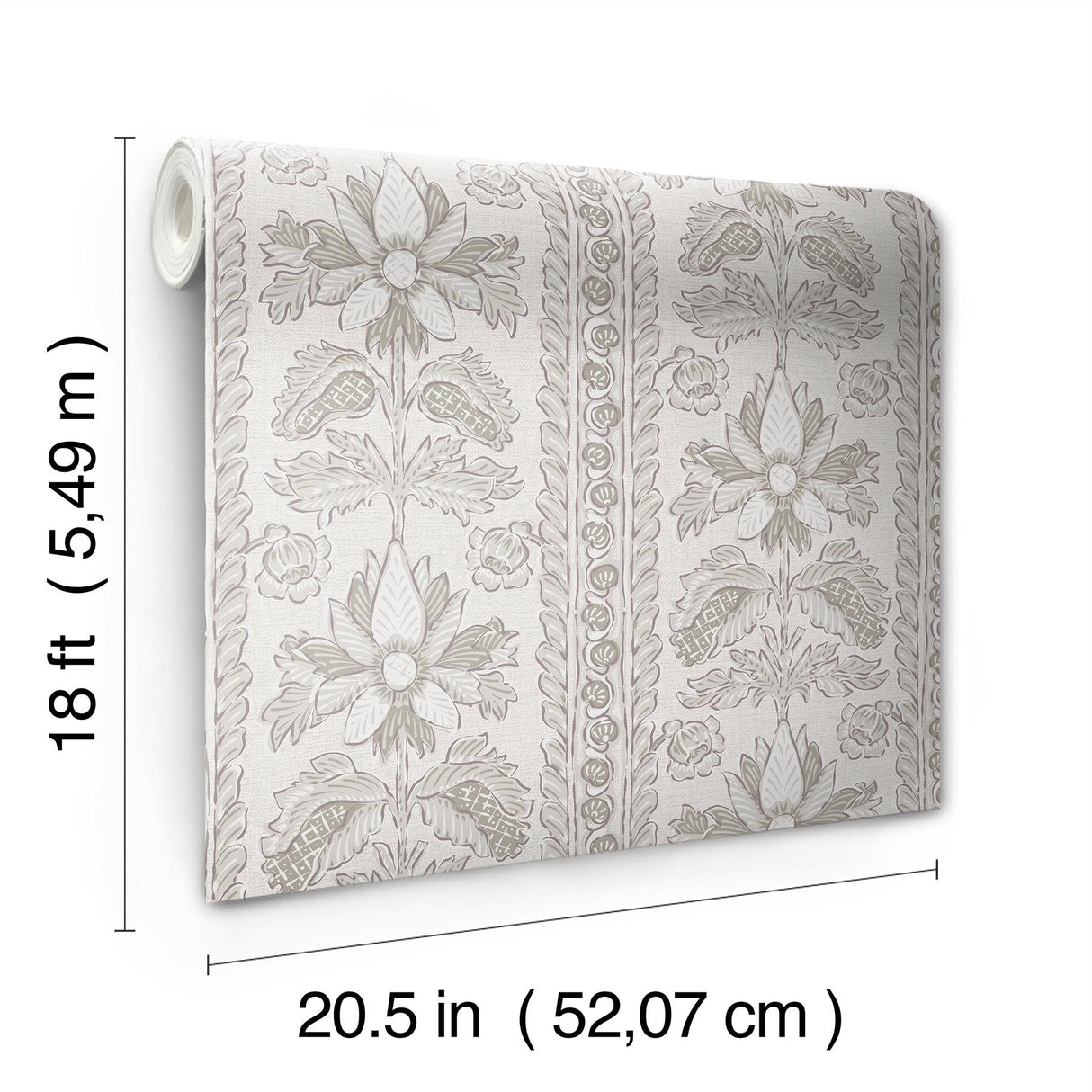 York Zareen Caviar Peel and Stick Wallpaper