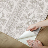 York Zareen Caviar Peel and Stick Wallpaper