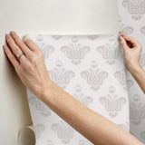 York Fazia Linen Peel and Stick Wallpaper