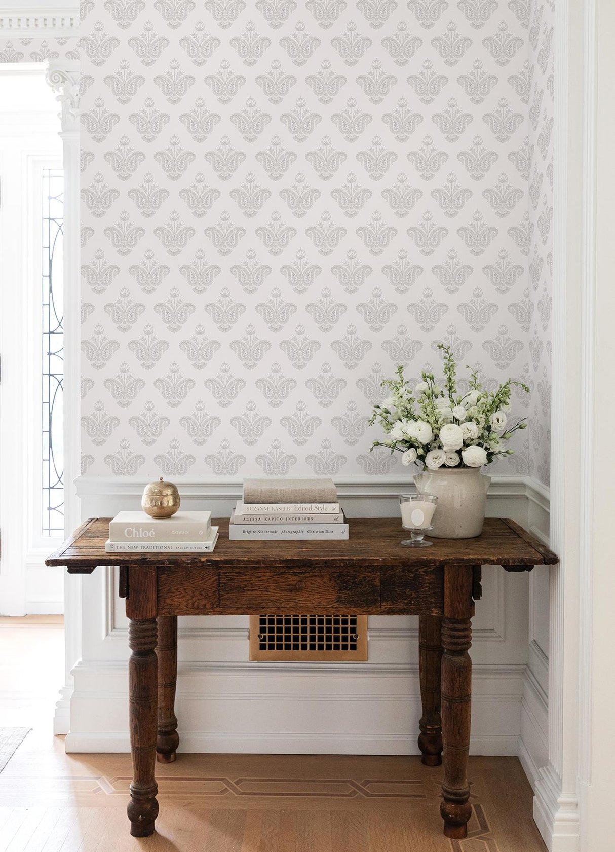 York Fazia Linen Peel and Stick Wallpaper