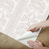 York Zareen Cashmere Peel and Stick Wallpaper