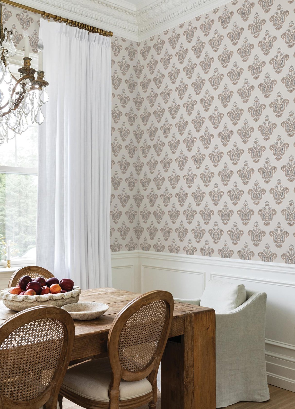 York Fazia Terracotta Peel and Stick Wallpaper
