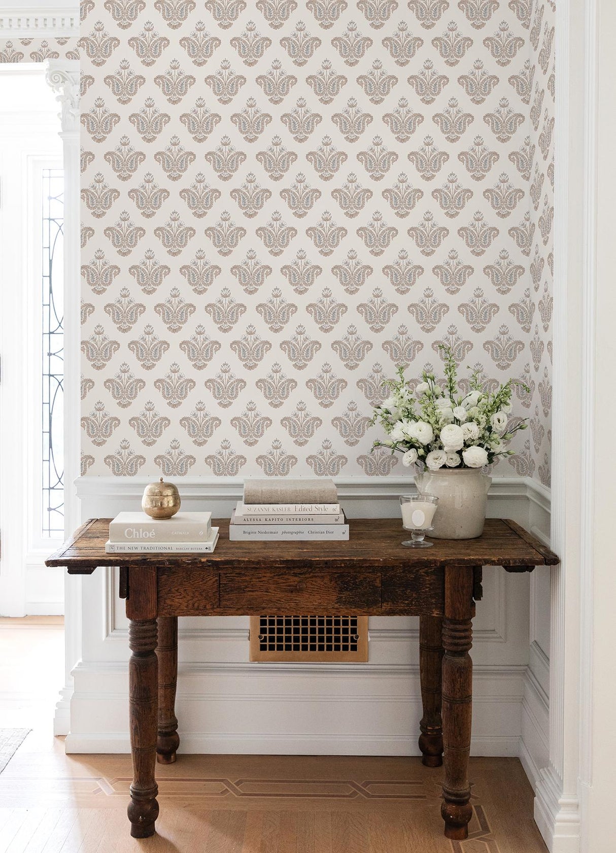 York Fazia Terracotta Peel and Stick Wallpaper