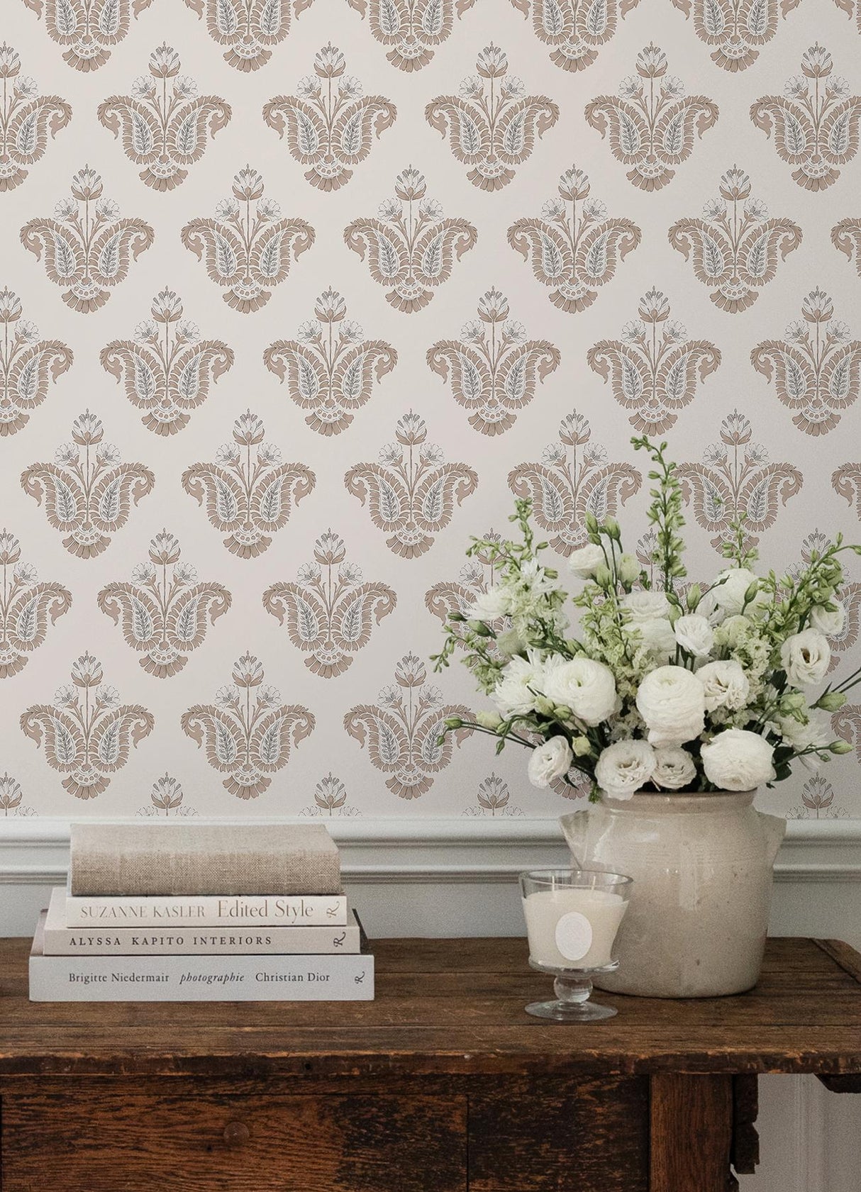 York Fazia Terracotta Peel and Stick Wallpaper