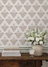 York Fazia Terracotta Peel and Stick Wallpaper
