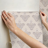 York Fazia Jute Peel and Stick Wallpaper