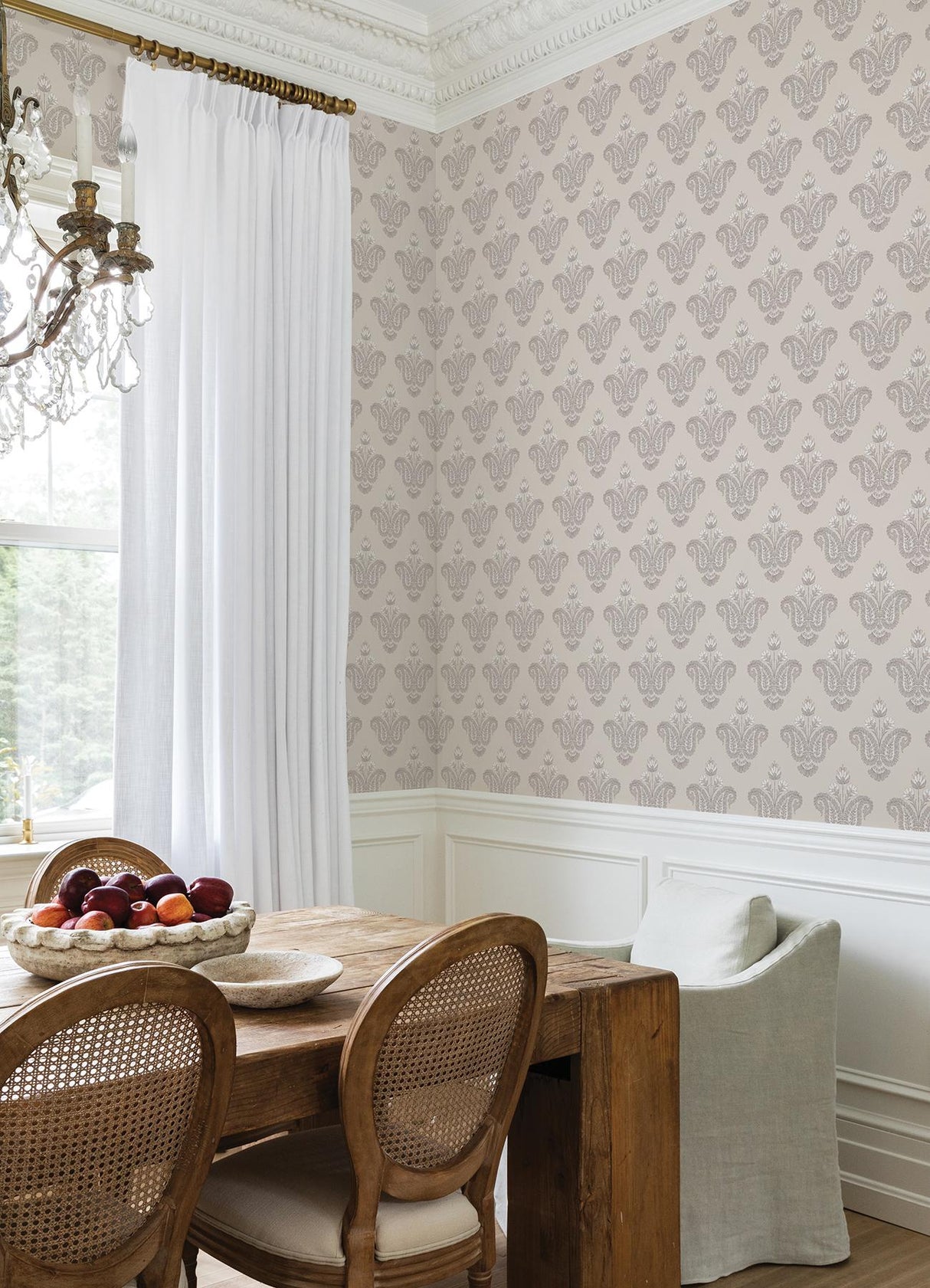 York Fazia Jute Peel and Stick Wallpaper