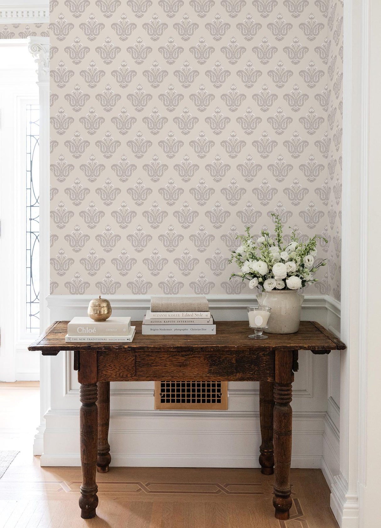 York Fazia Jute Peel and Stick Wallpaper