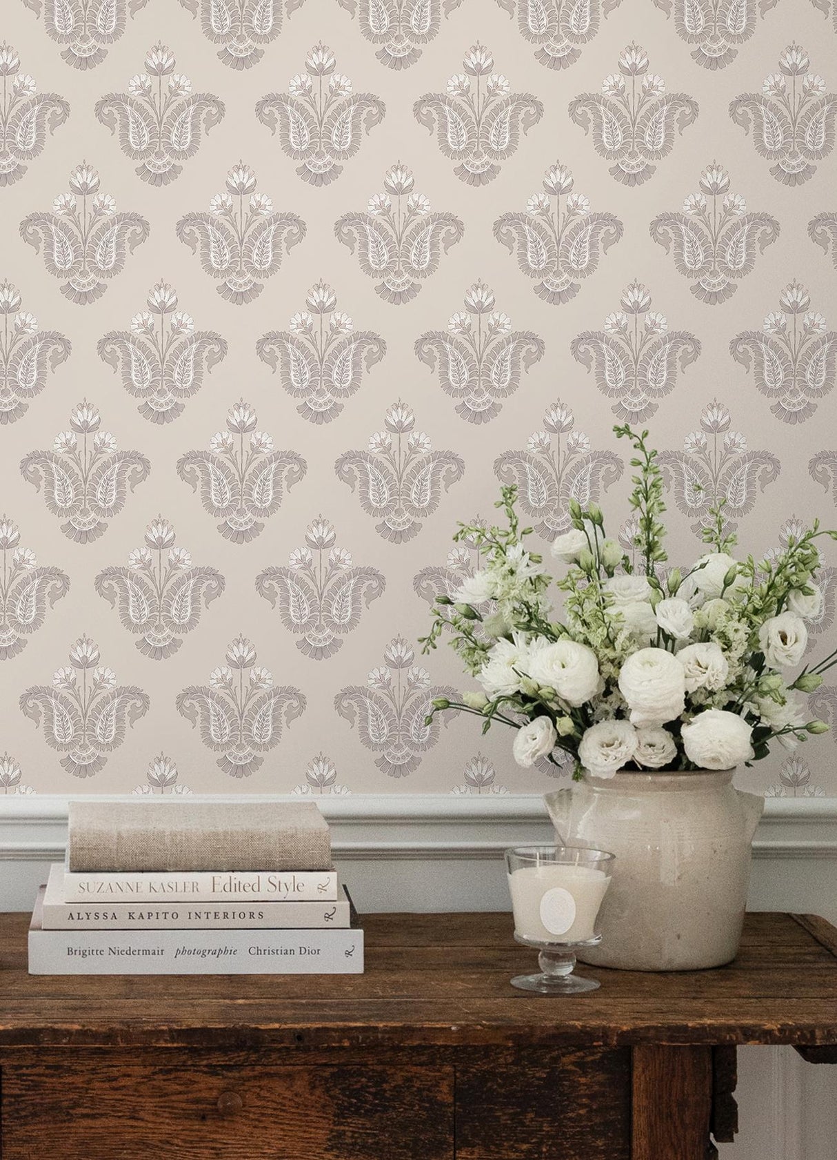 York Fazia Jute Peel and Stick Wallpaper