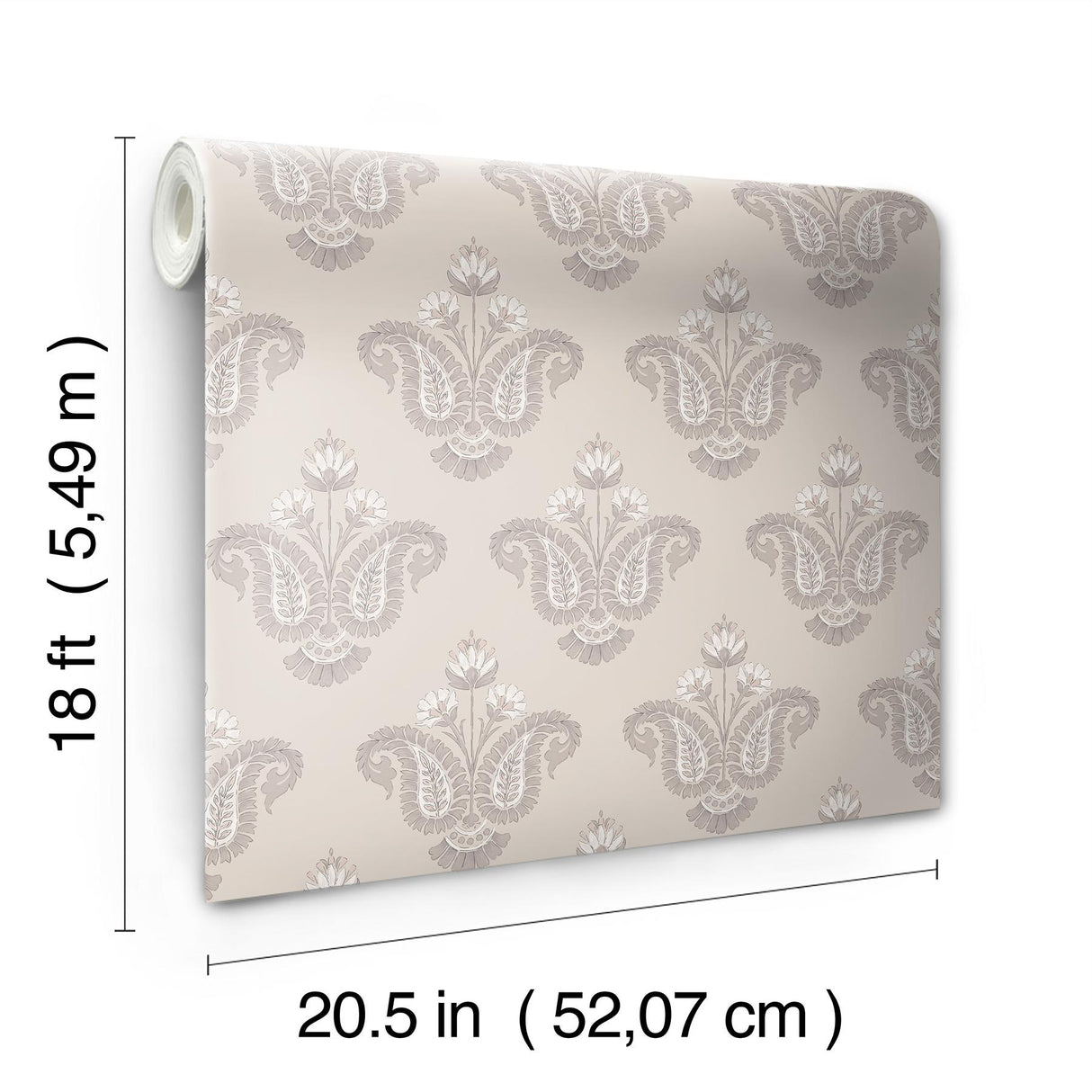 York Fazia Jute Peel and Stick Wallpaper