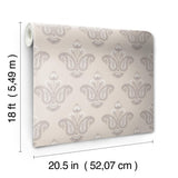 York Fazia Jute Peel and Stick Wallpaper