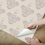 York Fazia Jute Peel and Stick Wallpaper
