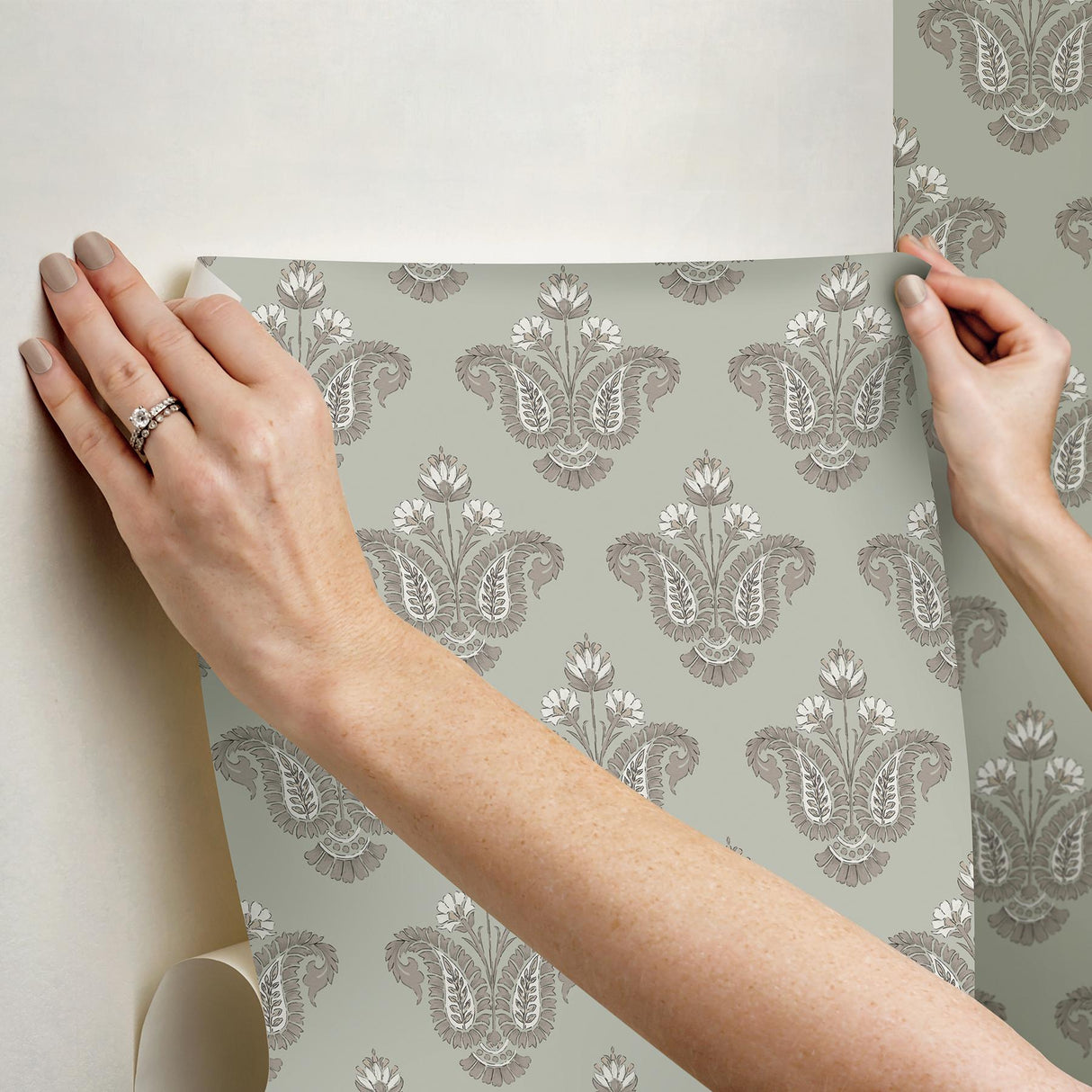 York Fazia Moss Peel and Stick Wallpaper