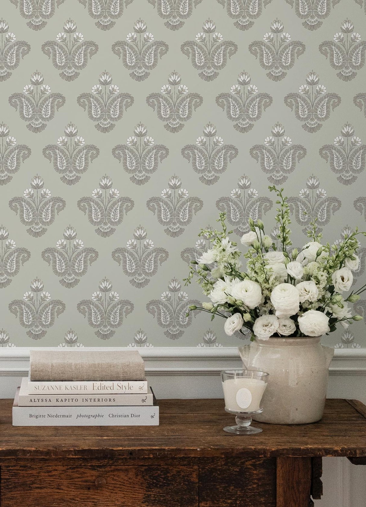 York Fazia Moss Peel and Stick Wallpaper