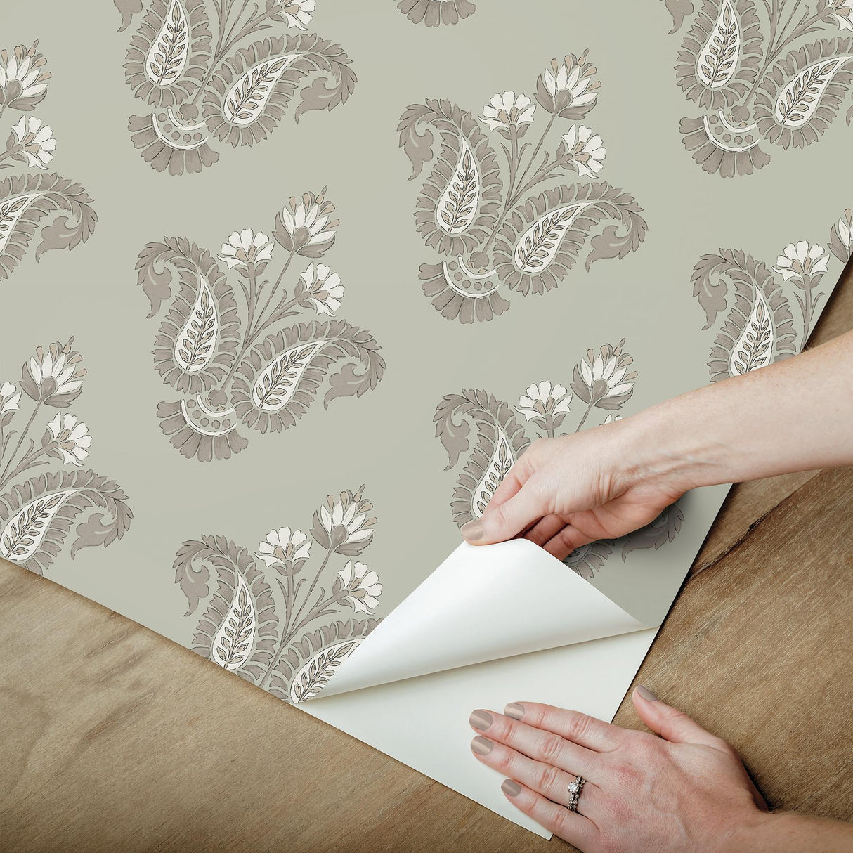 York Fazia Moss Peel and Stick Wallpaper