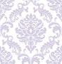 York Purple Ariel Peel & Stick Wallpaper