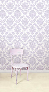York Purple Ariel Peel & Stick Wallpaper