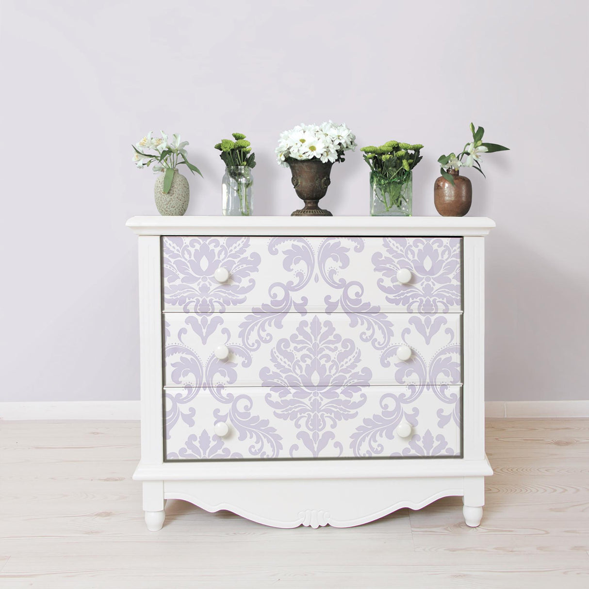 York Purple Ariel Peel & Stick Wallpaper