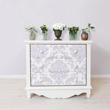 York Purple Ariel Peel & Stick Wallpaper