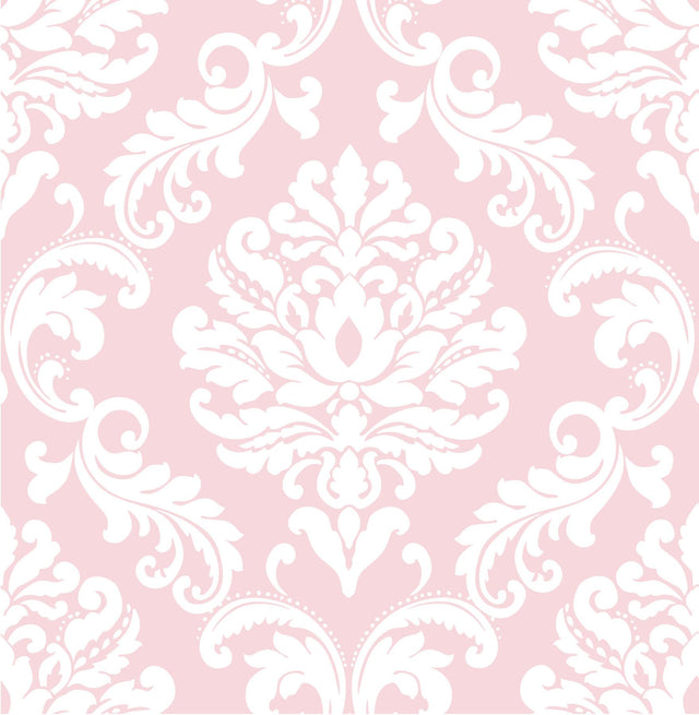 York Pink Ariel Peel & Stick Wallpaper