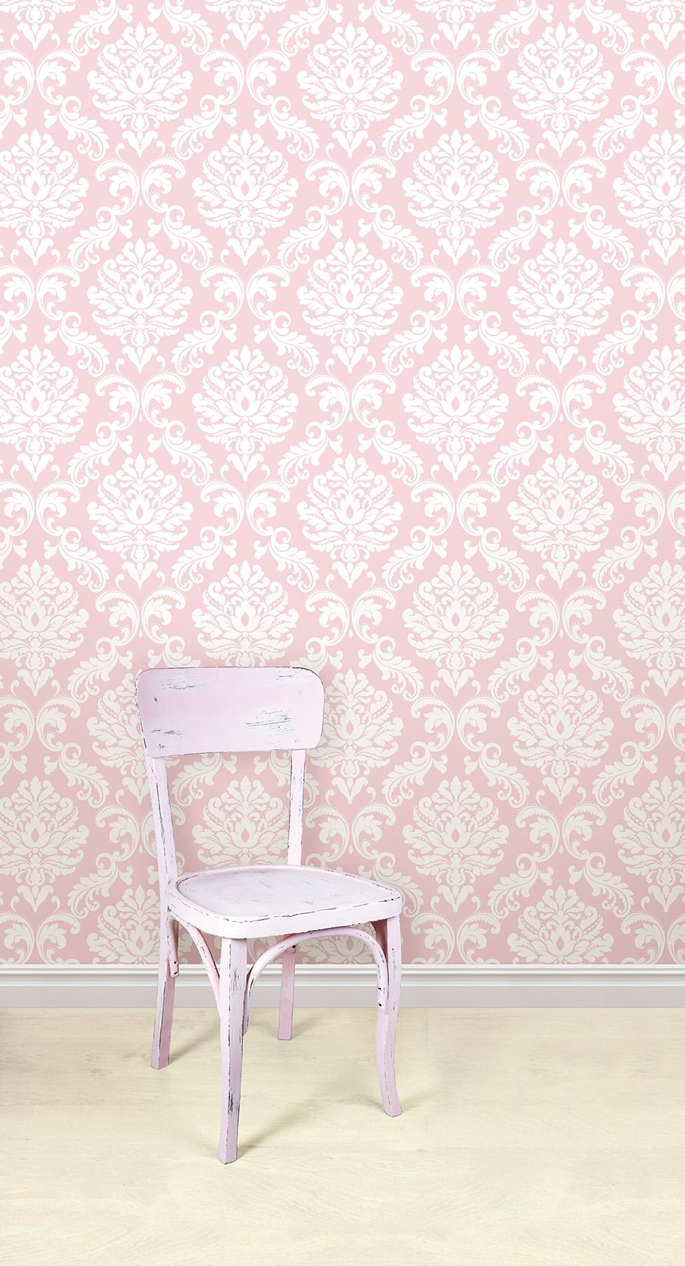 York Pink Ariel Peel & Stick Wallpaper