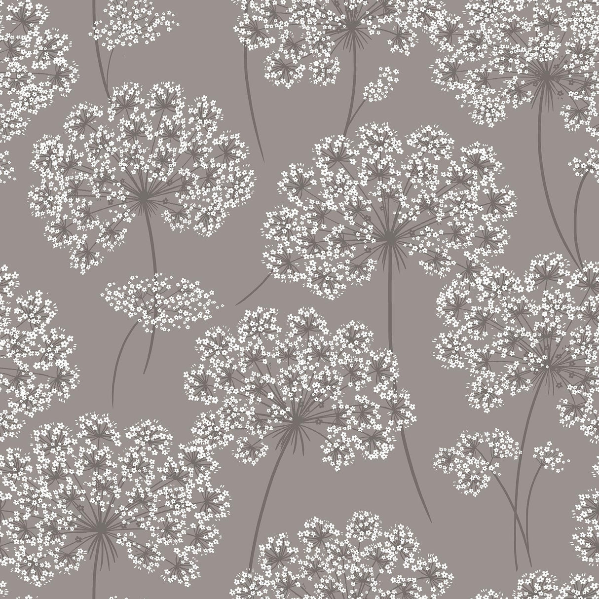 York Angelica Grey Peel & Stick Wallpaper