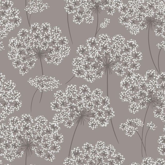 York Angelica Grey Peel & Stick Wallpaper