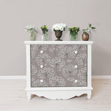 York Angelica Grey Peel & Stick Wallpaper