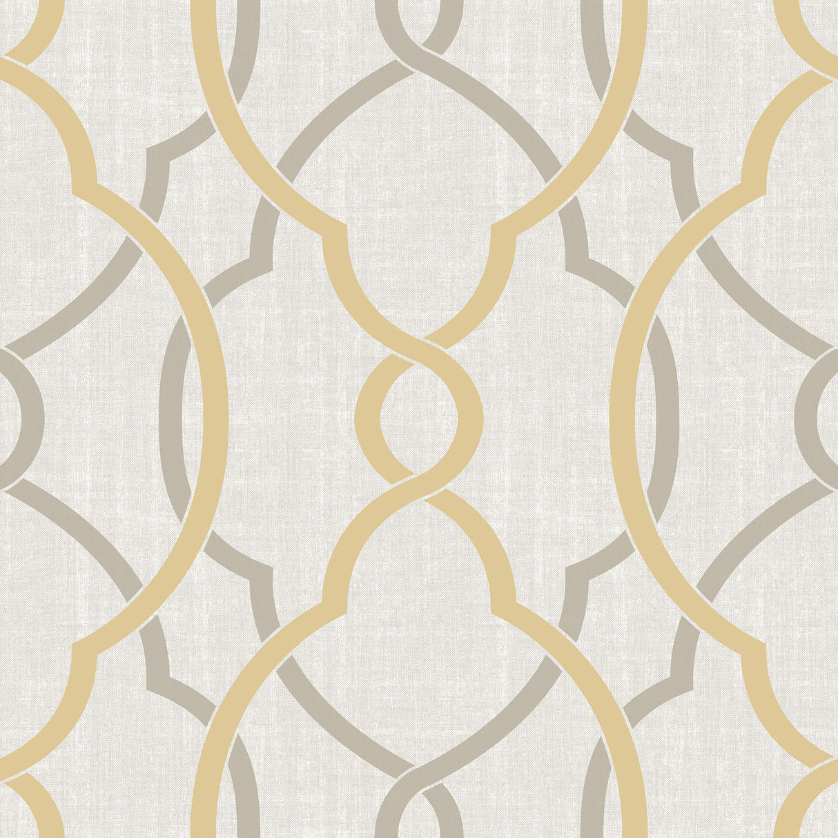 York Sausalito Taupe/Yellow Peel & Stick Wallpaper