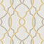 York Sausalito Taupe/Yellow Peel & Stick Wallpaper