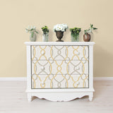 York Sausalito Taupe/Yellow Peel & Stick Wallpaper