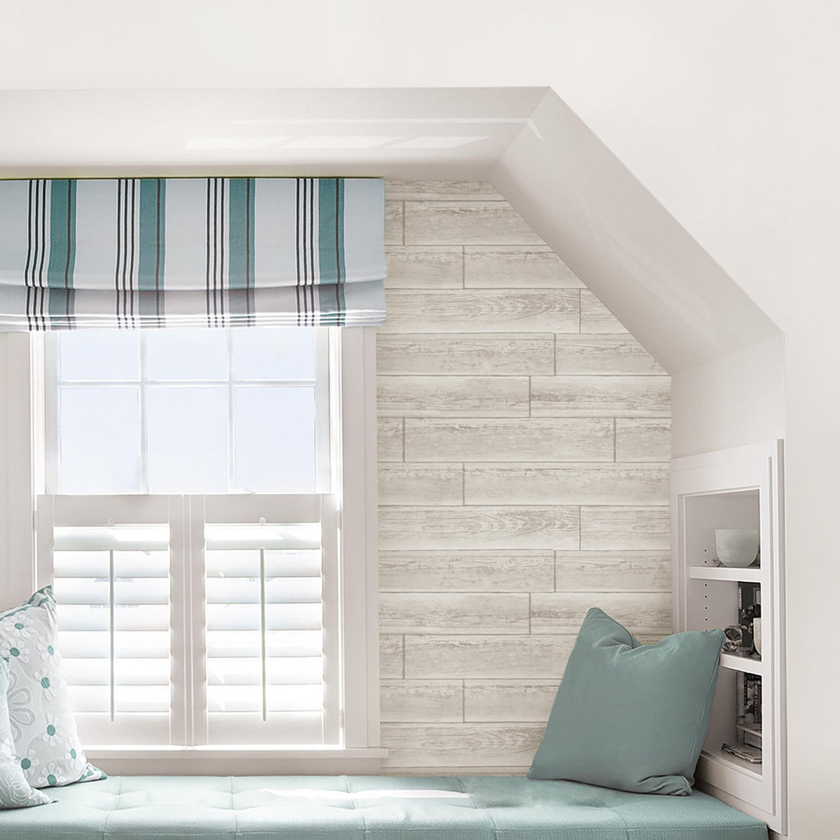 York Serene Cream Peel & Stick Wallpaper